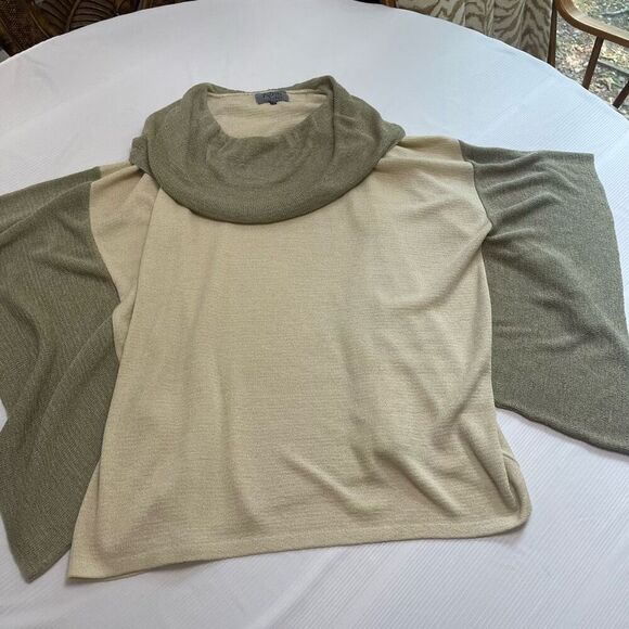 Roni Bis Olive Khaki 2 PC Lagenlook Pant Set Size Medium Large - Picture 2 of 8